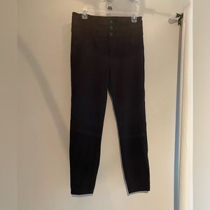 Black high rise skinny pants